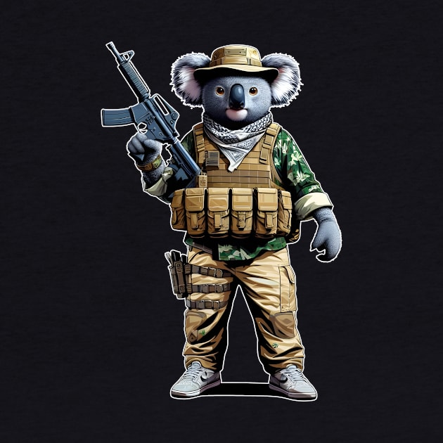 Tactical Koala by Rawlifegraphic